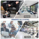 10kg Hex Rubber Dumbbells Set - Black - Home Gym Fitness Equipment