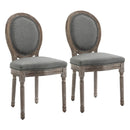 French-Style Dining Chairs Set, Vintage Traditional Design