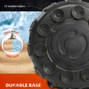 Black 70'' Freestanding Boxing Punch Bag Stand with Absorption Springs