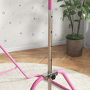 Adjustable Pink Kids Gymnastic Bar