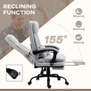 Grey Ergonomic Office Chair with Massage and Heating