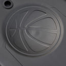 Adjustable Kids Basketball Hoop Set with Wheels - Blue