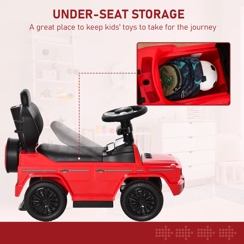 Red Toddler Ride-On Car Slider Walker