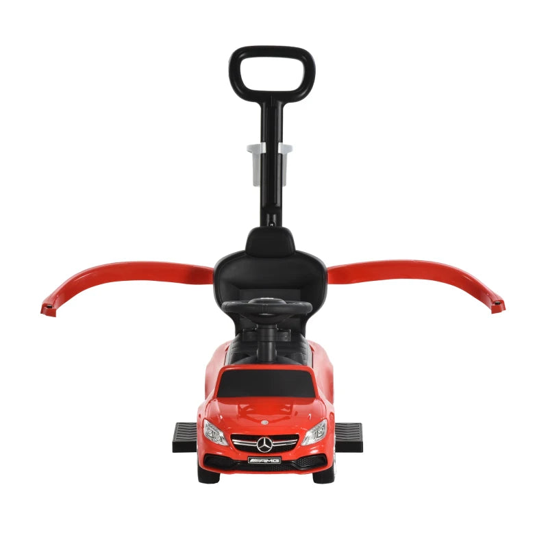 Red Mercedes-Benz Licensed Toddler Push Car Stroller