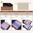 Black Steel 2-Drawer Mobile Filing Cabinet for Letter, A4, Legal Size