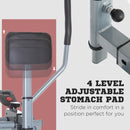 Grey Air Walker Cross Trainer with LCD for Home Gym