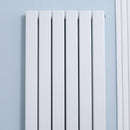 White Vertical Designer Radiator - 456 x 1800 mm Double Panel Wall Heater
