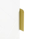 White Bathroom Wall Cabinet with Adjustable Shelves - Over Toilet Storage