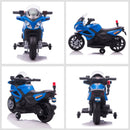 Blue Kids Electric Pedal Motorcycle Toy 6V Battery 18-48 months