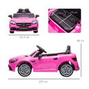 Kids Pink Licensed Electric Ride On Car with Remote Control