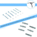 Black Wall Mount Punching Bag Hanger for Home Fitness