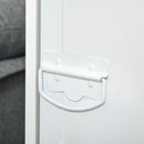 White 3-Tier Metal Louvred Door File Cabinet