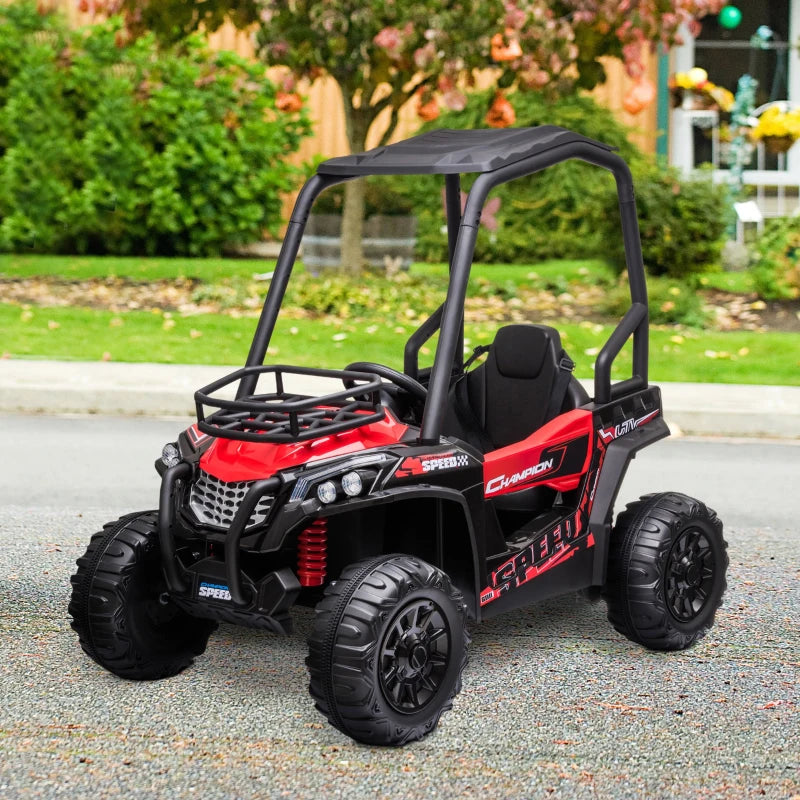12V Kids Electric Off-Road UTV Toy Car in Blue for Ages 3-8