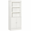 White 6-Tier Freestanding Kitchen Storage Cabinet
