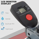 Grey Air Walker Cross Trainer with LCD for Home Gym