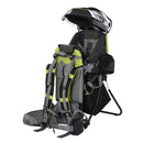 Black Baby Hiking Backpack Carrier with Hip Seat & Rain Cover