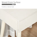 White Vanity Dressing Table Set with Mirror, Stool, and Organiser