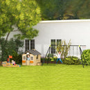 Wooden Pirate Ship Sand Pit - Blue Outdoor Kids Sandboat Playset