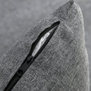 Dark Grey Sofa Bed with Storage, 3 Seater Pull Out Couch