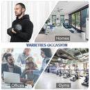 15kg Black Rubber Hex Dumbbell Set - Home Gym Hand Weights