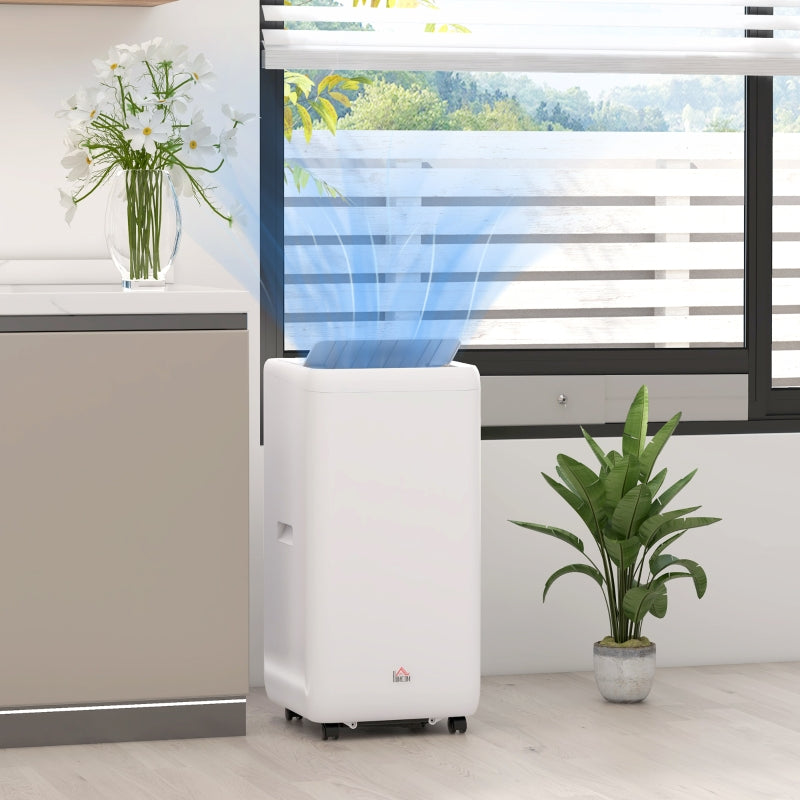 Portable 12,000 BTU Air Conditioner - White, Dehumidifier, Auto & Sleep Mode