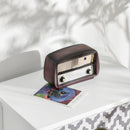 Modern White 4-Drawer Dresser with Metal Handles