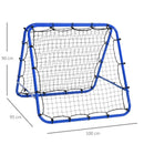 Adjustable Double-Sided Football Rebounder Net, Green