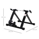 Black Magnetic Bike Trainer Stand for 26''-28'' & 700C Bikes