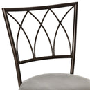 Bronze Swivel Bar Chairs Set - Upholstered Metal Frame with Backrest & Footrest