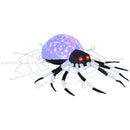 5FT Long Hanging Halloween Inflatable Spider with LED Lights - Outdoor Garden Display