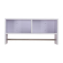 White Wall Mounted Coat Hanger with Storage Shelf