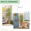 Green Artificial Asparagus Fern Tree in Pot - Indoor Outdoor Decor, 155cm