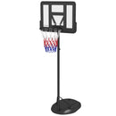 Adjustable Freestanding Basketball Hoop - Black, 167-228cm