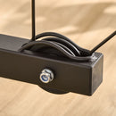 Adjustable Seat Cable Pulley Tower - Black