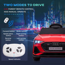 Red Audi E-tron 12V Kids Electric Ride On Car with Remote Control