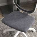 Grey Mesh Office Chair with Swivel Wheels