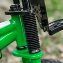 Green 12" Kids Balance Bike, No Pedal Training Bicycle, Motorbike Style