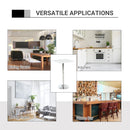 White Square Adjustable Bar Table with Metal Base