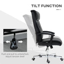 Black High-Back Massage Office Chair with Tilt & Remote Control