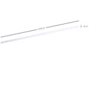 6FT White Rustic Sliding Barn Door Hardware Kit