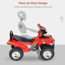 Red Kids Off-Road Quad Bike Toy with Horn and Music