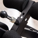 Foldable Inversion Table, Black Back Therapy Bench with Ankle Cushions