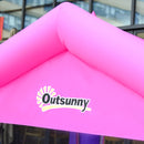 Kids' Inflatable Bounce Castle Trampoline Slide Set - Blue