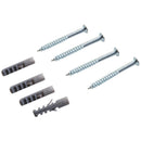 Black Bike Parking Rack - Wall or Floor Mount Bicycle Storage (3 Racks)