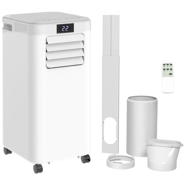 Portable 8000 BTU Air Conditioner - White, 3-in-1 AC Unit with Remote Control