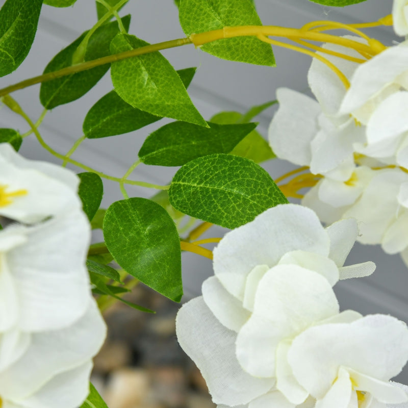 Realistic White Wisteria Tree Faux Plant - Indoor/Outdoor Decor, 160cm