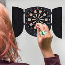Electronic Dartboard Set with Cabinet - 26 Games, 185 Variations, 6 Darts - Multi-Game Ready
