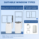 Portable 12,000 BTU White Air Conditioner