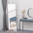 Black Full Length Floor Standing/Wall Hanging Mirror, 50x161.5cm