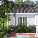 Adjustable Freestanding Basketball Hoop - Black, 2.35-3.05M